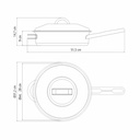 SARTEN TRAMONTINA 62500/280 SOLAR 28CM