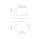 OLLA TRAMONTINA 62667/223 ALLEGRA 22CM