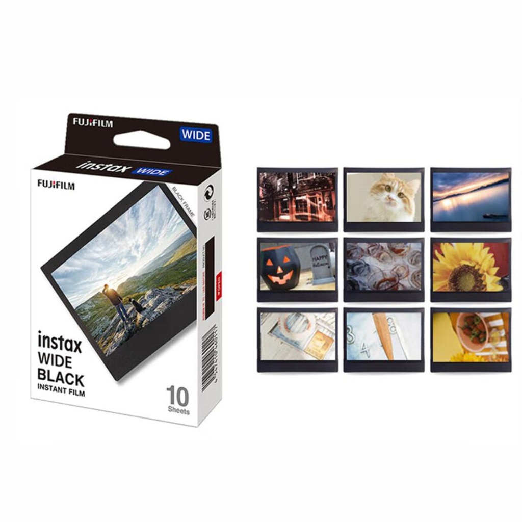 FILM FUJI INSTAX WIDE BLACK FRAME 10 PK