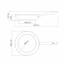 SARTEN TRAMONTINA 62295/240 UNA 24CM