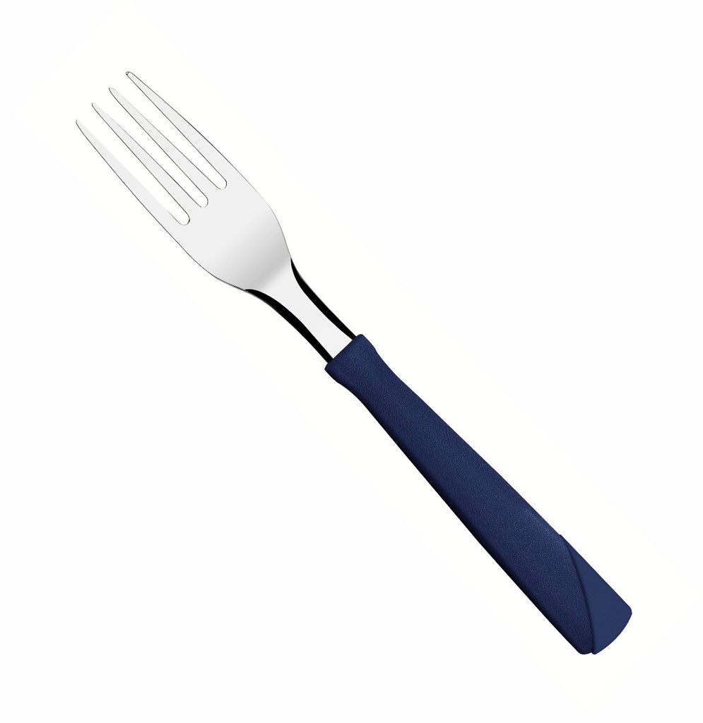 TENEDOR DE MESA TRAMONTINA 23162/310 NEW KOLOR AZUL 3PZS