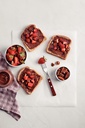 TENEDOR PARA POSTRE TRAMONTINA 21105/470  POLYWOOD 60PZS ROJO