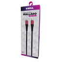 CABLE DE DATOS SOUL MALLADO USB-MATTRO USB-C / USB-C 60w