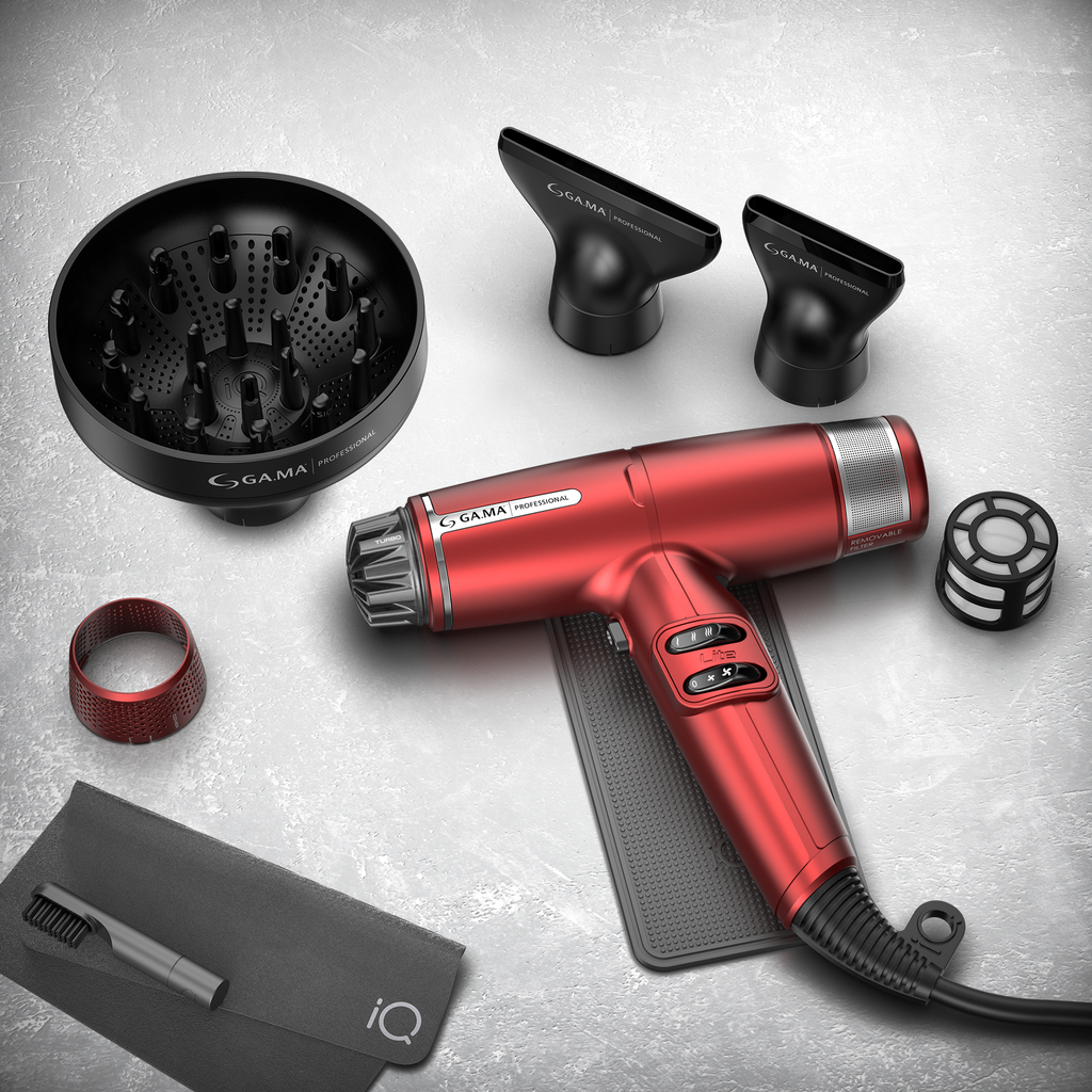 SECADOR GAMA IQ LITE MOTOR DIGITAL ROJO