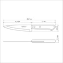 CUCHILLO DE COCINA TRAMONTINA 22902/106 DYNAMIC 6"