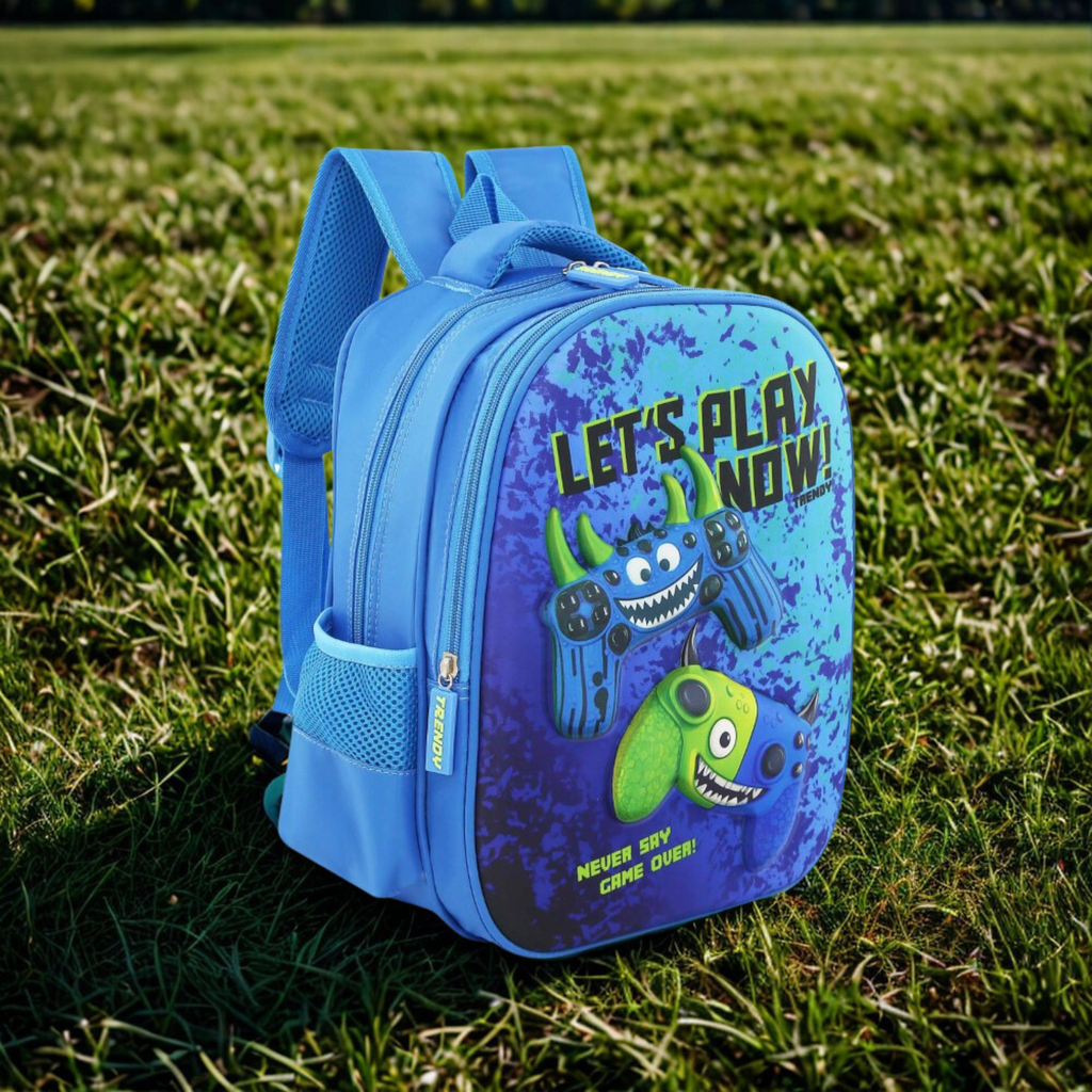 MOCHILA JARDIN TRENDY 30122 12" AZUL