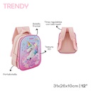 MOCHILA JARDIN TRENDY 30105 12" LILA