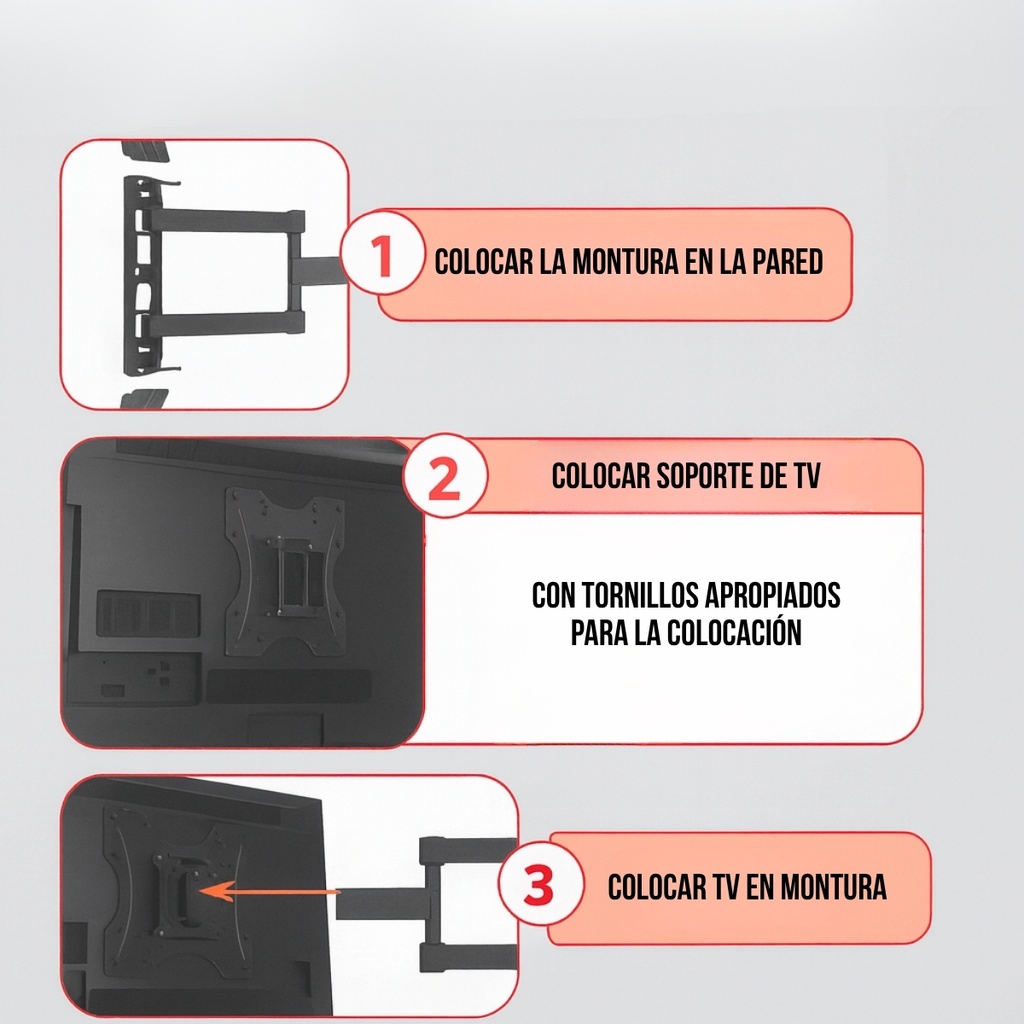 SOPORTE DE TV NIVIKO NVK68-443 C/BRAZO 26-52"