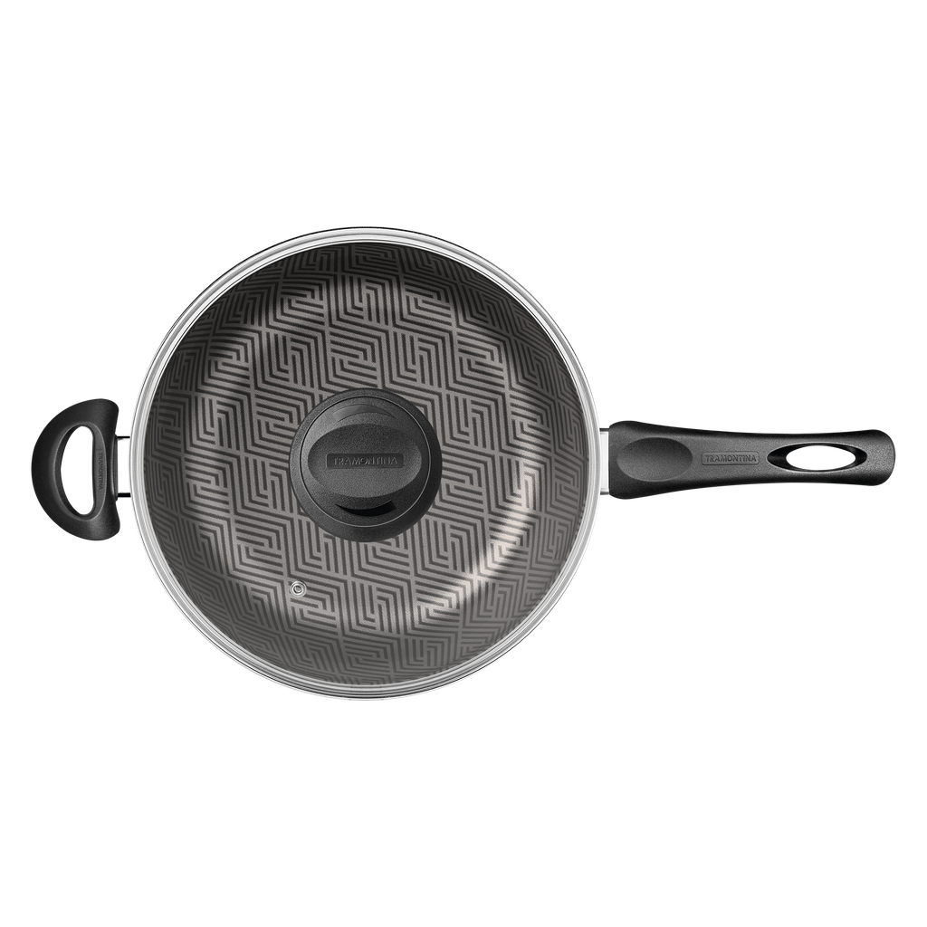 SARTEN TRAMONTINA 28518/624 PARIS 24CM CON TAPA