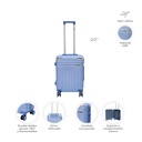 VALIJA TRENDY 19166 CARRY ON 20" AZUL