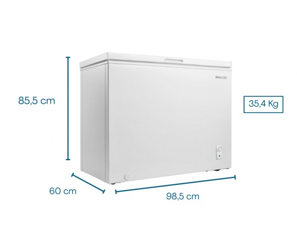 FREEZER PHILCO PHCH249BI DE POZO INVERTER 250L