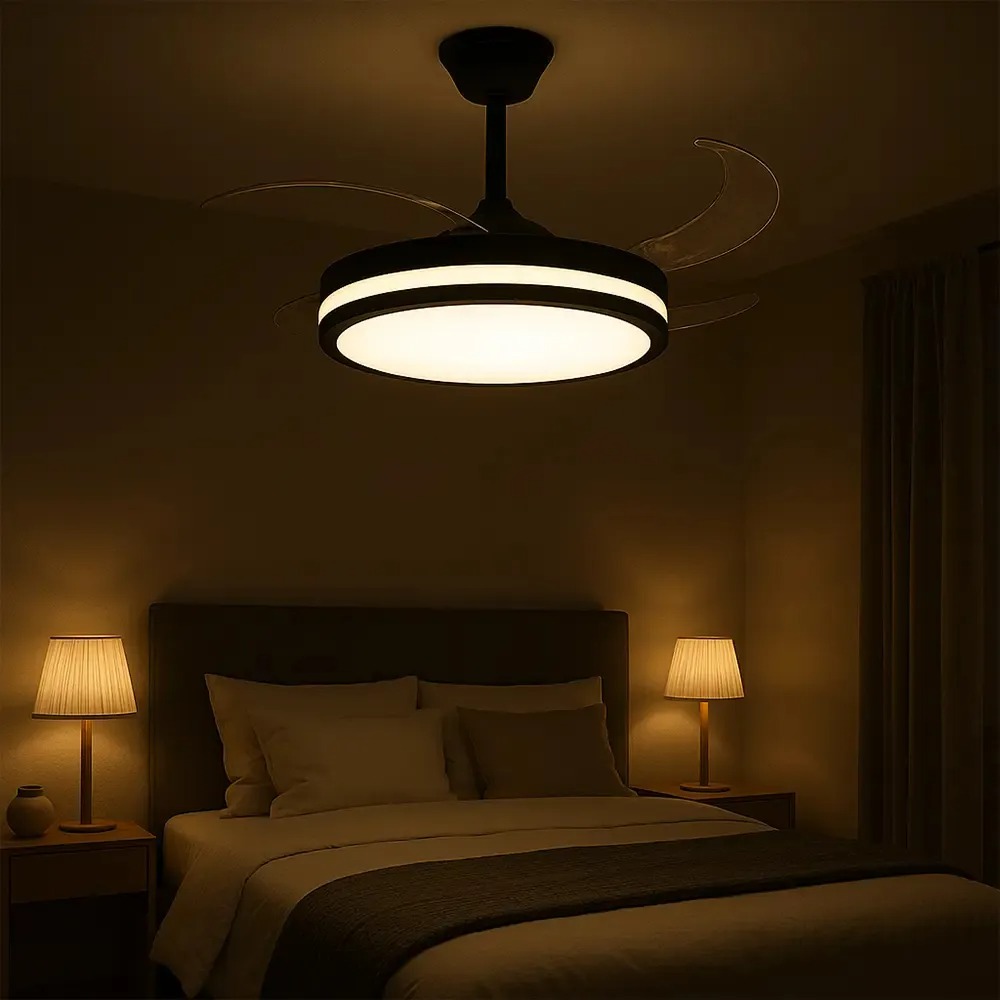 VENTILADOR LILIANA VTHN603R RETRACTIL NEGRO