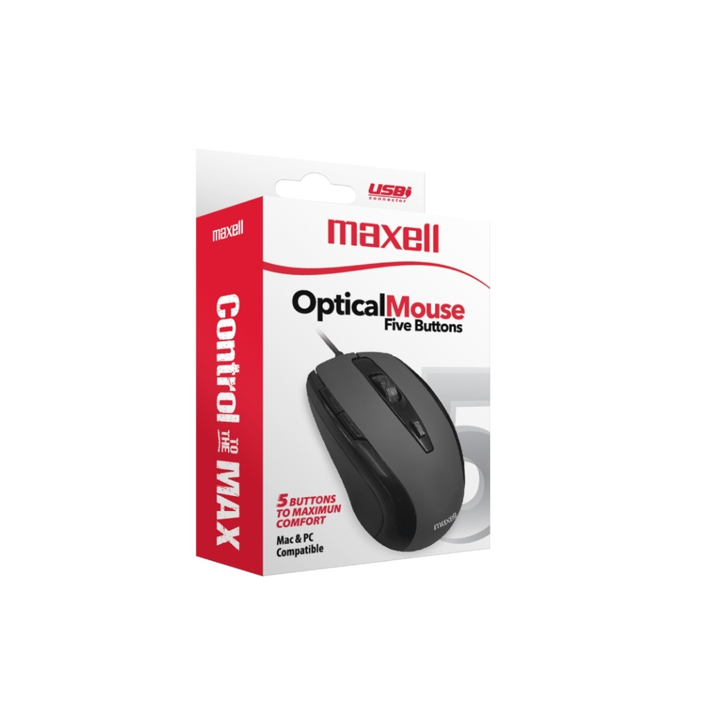 MOUSE MAXELL MOWR-105 NEGRO 348416