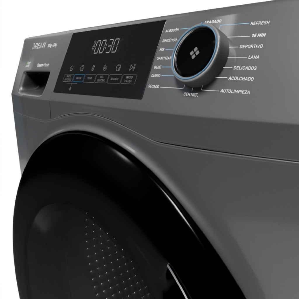LAVASECARROPAS DREAN LSCDR1006SGO 10/6K INVERTER GRIS