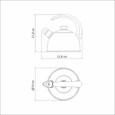 PAVA TRAMONTINA 61483/013 CHA E CAFE 2,1L
