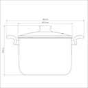 OLLA TRAMONTINA 28530/626 PARIS 26CM