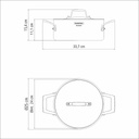 CACEROLA TRAMONTINA 62143/240 GRANO 24CM