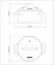 CACEROLA TRAMONTINA 62284/240 UNA 24CM