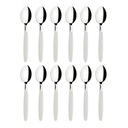 CUCHARA DE TE TRAMONTINA 23367/980 IPANEMA 12PZS BLANCO