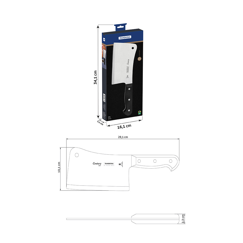 HACHUELA TRAMONTINA 24014/106 CENTURY 6"