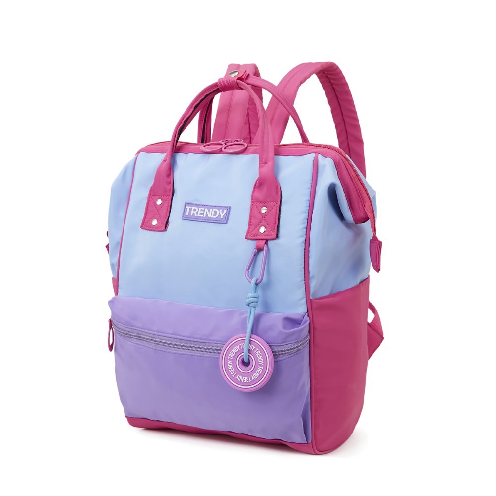 MOCHILA BOCA DE PEZ TRENDY 22349 CELESTE