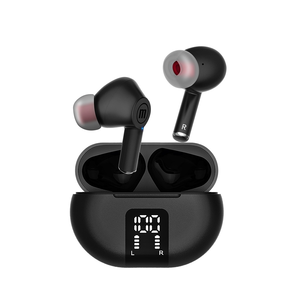 AURICULAR MAXELL EB-BTTWS635 MAXPODS ANC NEGRO