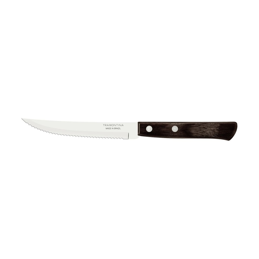 CUCHILLO P/ASADO TRAMONTINA 21100/495 POLYWOOD 5" 60 PZS