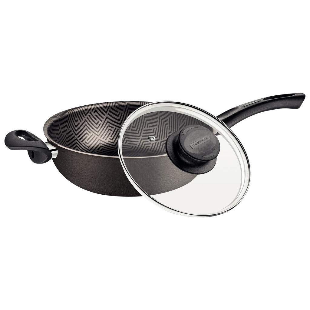SARTEN TRAMONTINA 28518/626 PARIS 26CM CON TAPA