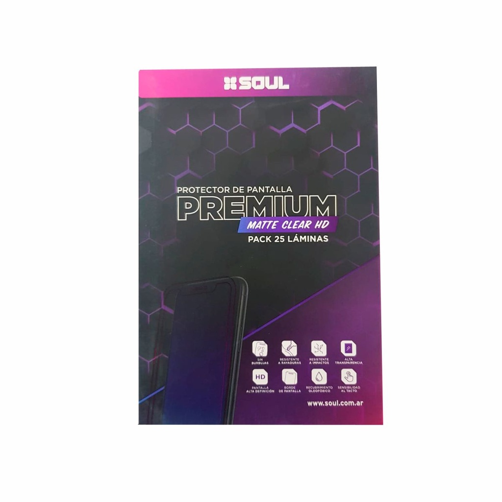 FILMINA SOUL 180x120mm MATTE CLEAR HD x 25