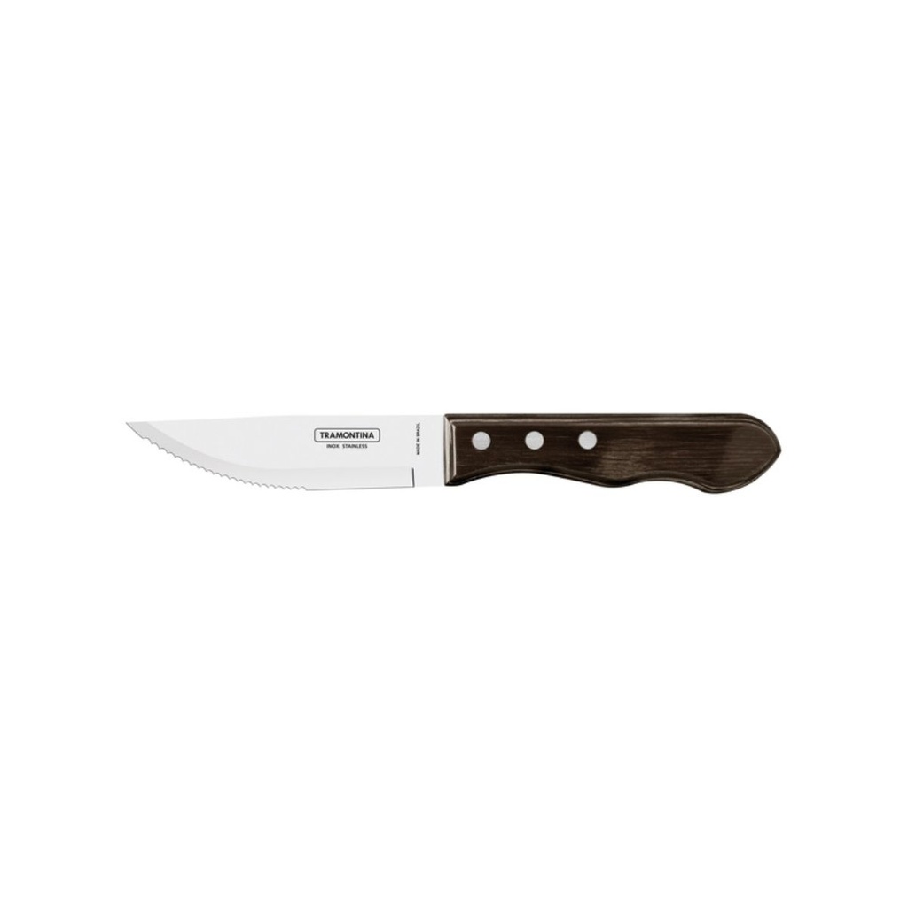 CUCHILLO P/ASADO TRAMONTINA 21116/095 POLYWOOD 12 PZS
