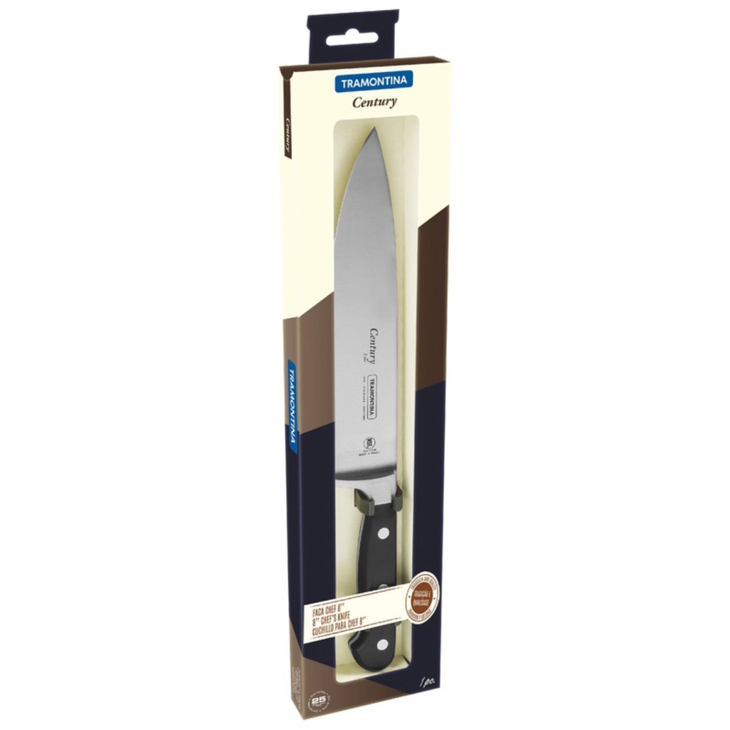 CUCHILLO PROFESIONAL TRAMONTINA 24011/108 CENTURY 8" CHEF