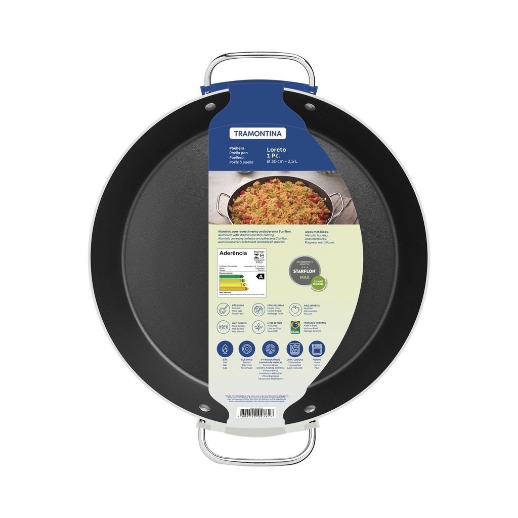 PAELLERA TRAMONTINA 20125/030 LORETO 30 CM