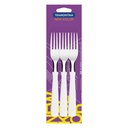 TENEDOR DE MESA TRAMONTINA 23162/380 NEW KOLOR BLANCO 3PZS
