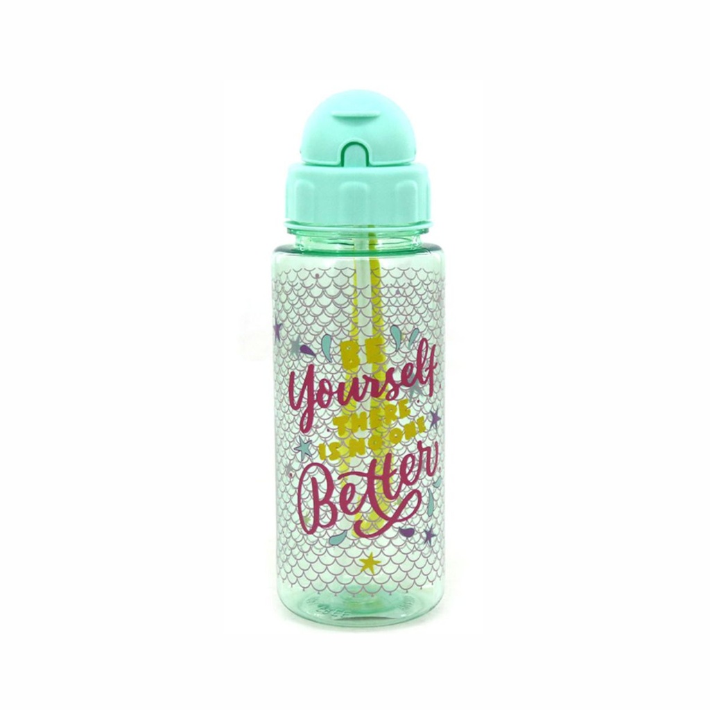 BOTELLA TRENDY 12524 500ML AQUA CON PICO