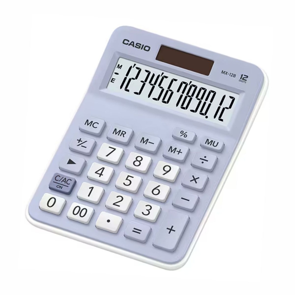 CALCULADORA CASIO MX-12LB CELESTE CELESTE