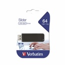 PEN DRIVE VERBATIM 98698 SLIDER 64GB 2.0