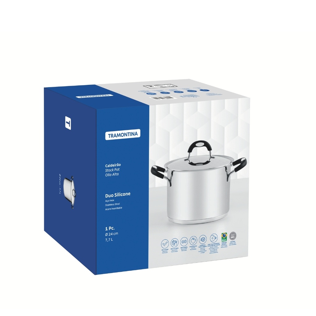 OLLA TRAMONTINA 62485/240 DUO SILICONE 24CM