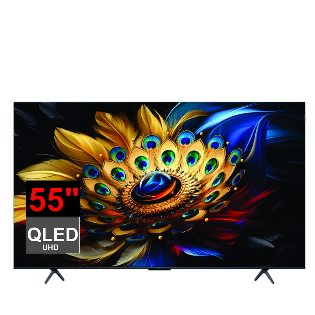 TV QLED TCL 55C655-F UHD GOOGLE TV-RV