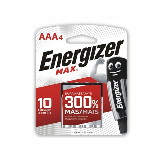 [105-99099] PILA ENERGIZER AAA ALCALINA E92-BP4