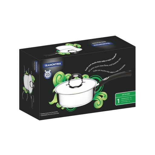 [086-80240] SARTEN TRAMONTINA 62480/240 DUO SILICONE 24CM