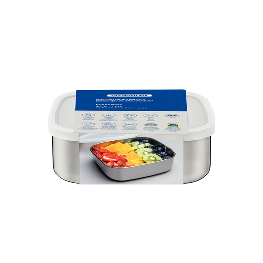 [086-23730] CONTENEDOR TRAMONTINA 61223/730 FREEZINOX CUADRADO 23CM