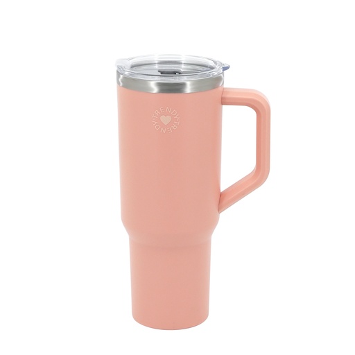 [199-84826] VASO TRENDY 18482 1200ML ROSA CON SORBETE