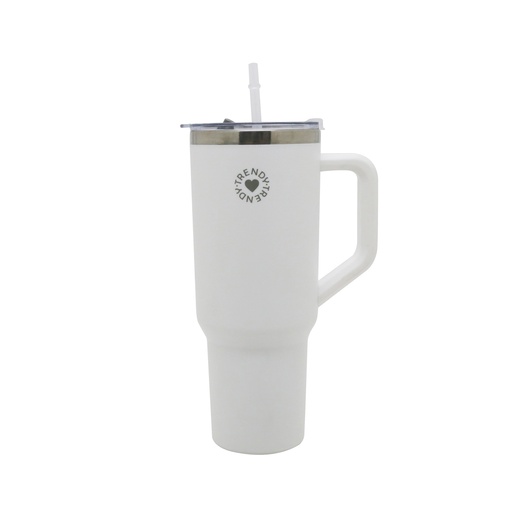 [199-84823] VASO TRENDY 18482 1200ML BLANCO CON SORBETE