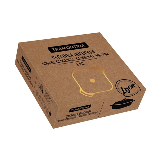 [086-15712] CACEROLA TRAMONTINA 20963/028 LYON CUADRADA 28CM