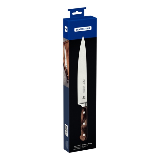 [086-31877] CUCHILLO UTILITY TRAMONTINA 21540/198 CENTURY WOOD 8"