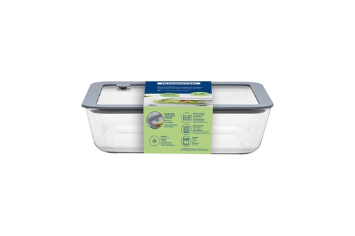 [086-97790] CONTENEDOR DE VIDRIO TRAMONTINA 61227/550 RECTANGULAR 1,4 L