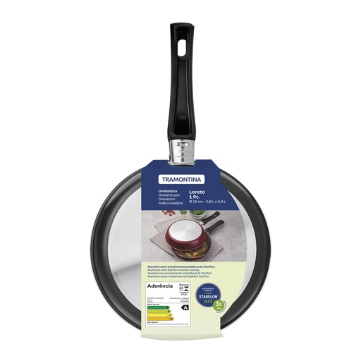 [086-21676] OMELETERA TRAMONTINA 20123/020 LORETO 20 CM