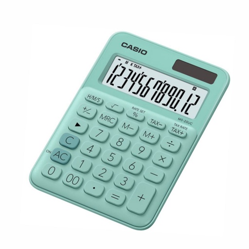 [053-02020] CALCULADORA CASIO MS-20UC VERDE