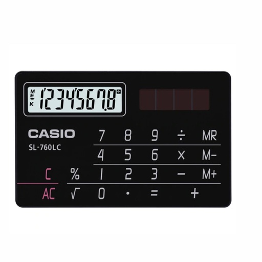 [053-00760] CALCULADORA CASIO SL-760LC NEGRO