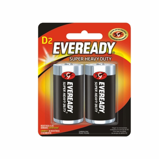 [125-01250] PILA EVEREADY D CARBON BP2